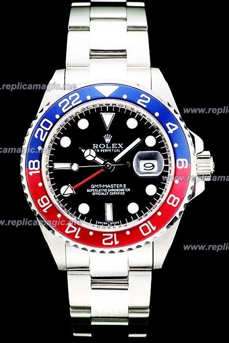 Rolex GMT Master Mens Automatic Case Size 48 x 40mm RGM005 replica