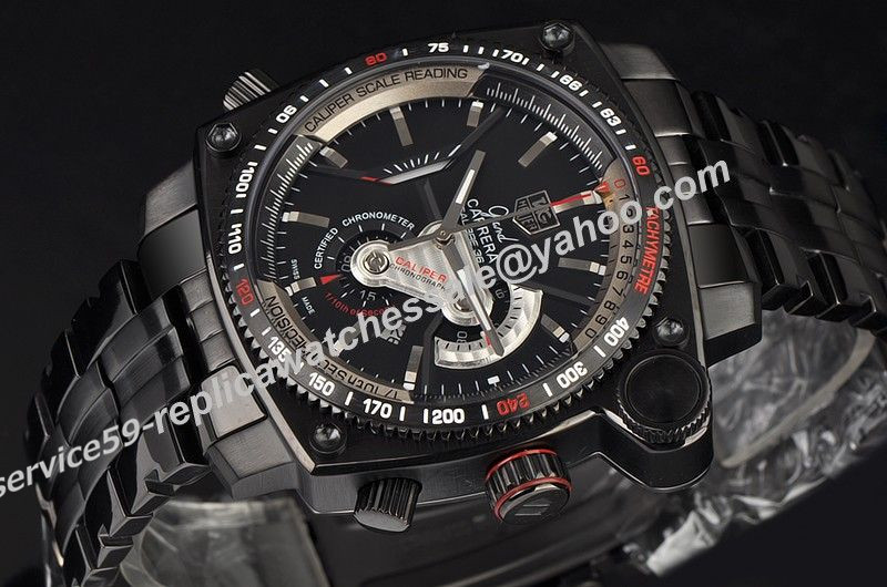 Tag Heuer Grand Carrera Calibre 36 RS Caliper Scale Reading Black