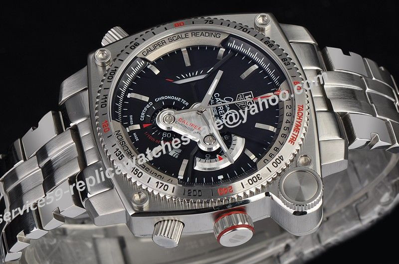 Tag Heuer Grand Carrera Calibre 36 RS Caliper Scale Reading Silver