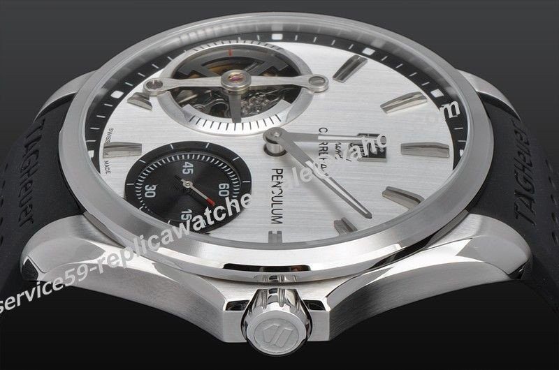 Tag Heuer Grand Carrera Pendulum Silver Replica Watch replica