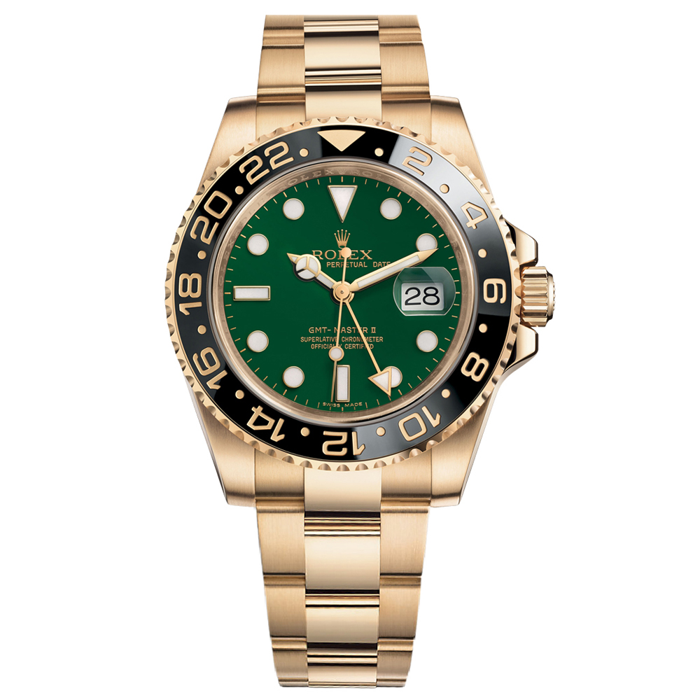 Automatic Rolex GMT Master II 116718GSO Green replica watch - Replica Magic Watch