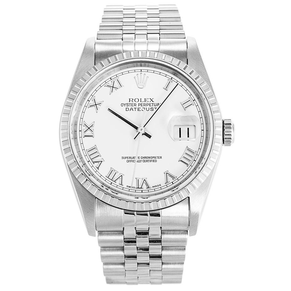 Automatic White Datejust 16220 replica watch - Replica Magic Watch