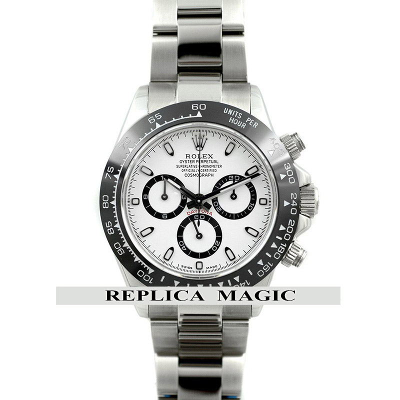 Rolex Daytona 116500LN White Dial With Steel Case And Strap replica watch - Replica Magic Watch