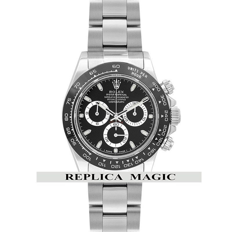 Rolex Daytona 116500LN Black Dial In Steel replica watch - Replica Magic Watch